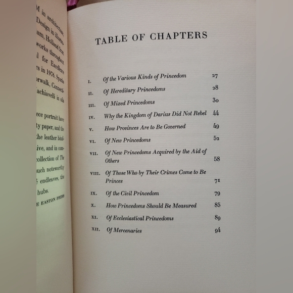 Leatherbound Book, The Prince by Machiavelli, Collectors Edition - Picture 8 of 12